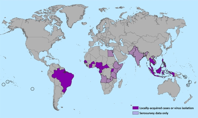 Zika: A New Mosquito Borne Virus Arrives in Mexico and USA Zika-worldmap